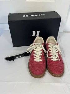 Coolway Goal Suede Sneaker Red Love Größe 8 Turnschuhe Anthropologie - Bild 1 von 11