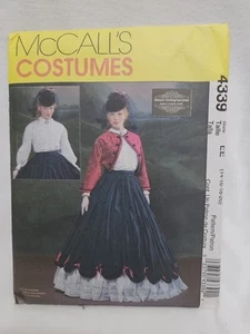 McCall's Costumes 4339 Misses' Civil War Era Costume Sewing Pattern SZ 14-20 NEW - Picture 1 of 6