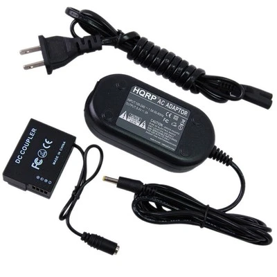 Adaptador de corriente alterna HQRP y acoplador de CC para Panasonic DMC-GH2 DMC-GH2HK DMC-GH2S Foto 1 de 3