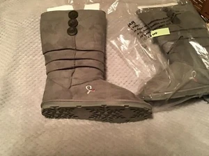 Women's Winter Boots Faux Fur Suede Warm Snow Fashion US Size 8 Boot - Imagen 1 de 6