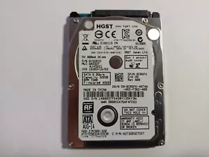HGST Thin 7mm 320GB 2.5" SATA 7200RPM Laptop Hard Drive HDD Z7K500-320 - Picture 1 of 3