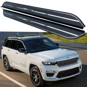 Running Board fits for Jeep Grand Cherokee 2022-2024 Side Step Nerf Bar Stairs - Picture 1 of 10
