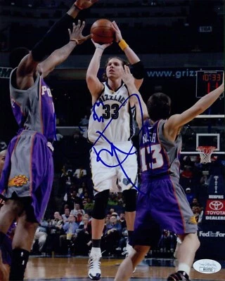 Foto brillante firmada por Mike Miller Memphis Grizzlies 8x10 autenticada por JSA Foto 1 de 2