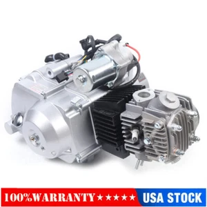 125CC 4 Stroke CDI Motor Engine Pit Dirt Bike ATV Quad Fit Zongshen Lifan Gy6 US - Picture 1 of 6