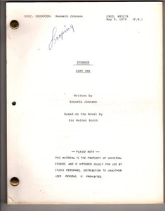 *IVANHOE zweiteilige britische Fernseh-Miniserie letzte Rev. Skripte TEILE 1 & 2 - Bild 1 von 12