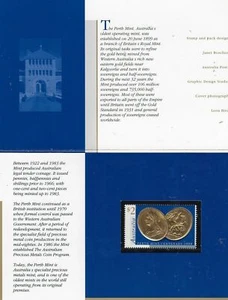 MINT 1999 PERTH MINT  STAMP PACK   - Picture 1 of 1