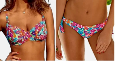 Комплект бикини Anita Federica цветочный разноцветный Великобритания 32C на косточках без подкладок - Изображение 1 из 4