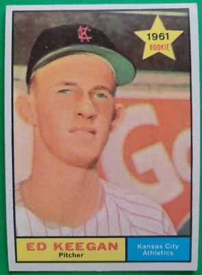 1961 Topps #248 Ed Keegan KC Athletics EX-MINT Centered Great Color $0.74 ship. - Image 1 of 4