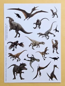 Jurassic World Sticker Single Sheet - Picture 1 of 1