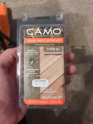  Camo Edge Deck Fastening Screws 1-7/8 100CT (PEG G-9)  - Image 1 of 2