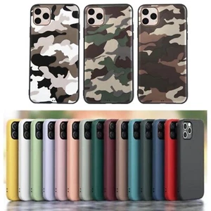 iPhone Case for 12 Pro Max/11 Pro Max/SE 2 X/XS XR 7/8 Plus Camo Case Shockproof - Picture 1 of 33