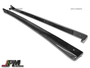 CS Style Carbon Fiber Side Skirts Lip Fit For 08-14 Subaru Impreza WRX STI 4Dr - Bild 1 von 2