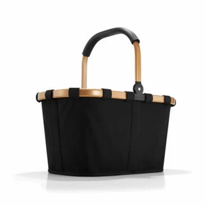 reisenthel carrybag, einkaufskorb, tasche, korb für shopping, frame gold / black - Bild 1 von 5