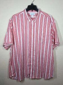 Tommy John Go Anywhere Un-tucked Short Sleeve Button Down Shirt 2XL XXL - Picture 1 of 9