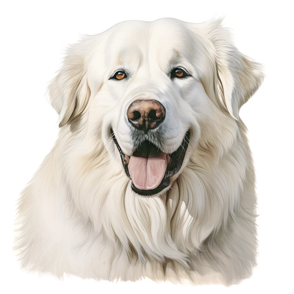 Camisetas/camiseta de raza de perro Great Pyrenees calidad absorbente Foto 1 de 1