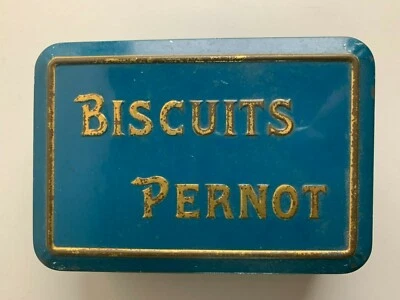 ANCIENNE BOITE METAL BISCUITS PERNOT  - Photo 1/3