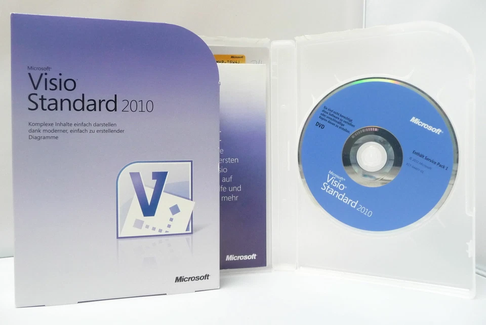 Microsoft Visio 2010 Standard - Vollversion - Deutsch - mit DVD - - Bild 1 von 1