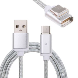 Adaptador cargador de cable de datos de carga magnética tipo C para Samsung S22/21/10/Note20 - Imagen 1 de 7