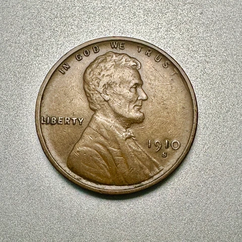 1910-S   LINCOLN CENT   XF    SEMI KEY DATE   #3361 Cover