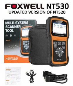 FOXWELL NT530 PORSCHE DIAGNOSTIC SCANNER TOOL SRS ABS ENGINE RESET NT510 520 - Picture 1 of 12