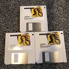Adobe Illustrator Macintosh Ver 3 -Three Discs: Program, Gallery & Tutorial 1990