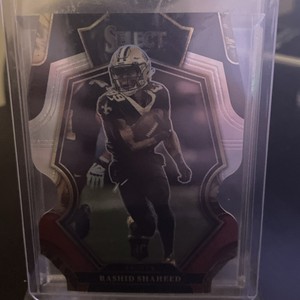 2022 Panini Select - Premier Level Black and Red Prizm Die-Cut #172 Rashid...