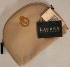 Vintage Lauren Ralph Lauren Makeup Bag Crest Emblem NEW with Tags