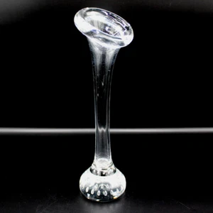 Jarrón Burbuja Controlada Bullicante Vintage Soplado a Mano Bergstrom Aseda Glasbruk - Imagen 1 de 9