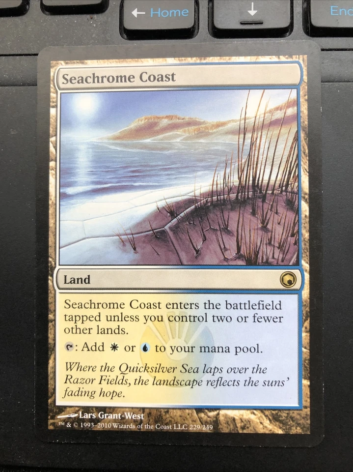 Seachrome Coast X1 Scars Of Mirrodin Ex Condition See Pic Front Back - Image 1 of 2