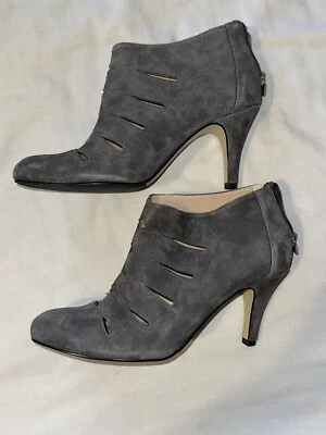 Adrienne Vittadini серый замши ботильоны женские туфли 7 7 М - отличное  - Изображение 1 из 4