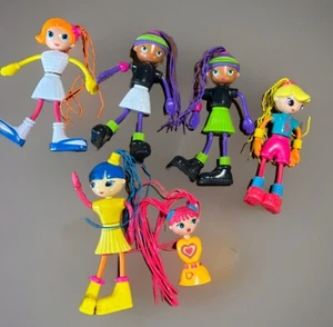 Betty Spaghetty Puppen 5 Stück - 2002 Ohio, Kunst guter Zustand McDonald’s Spielzeug - Bild 1 von 10