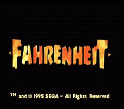 Fahrenheit - Sega Genesis Cd 32X Game - Image 1 of 4