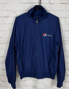 Abrigo Chaqueta Forrada de Vellón Azul Cremallera Completa S De Colección Aramark PEPSI Para Hombre - Imagen 1 de 7