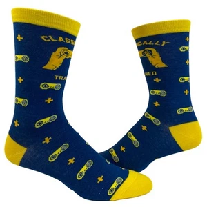 Calcetines Para Hombre Entrenados Clásicamente Divertidos Retro Videojuegos Gamer Gráfico Novedad - Imagen 1 de 9
