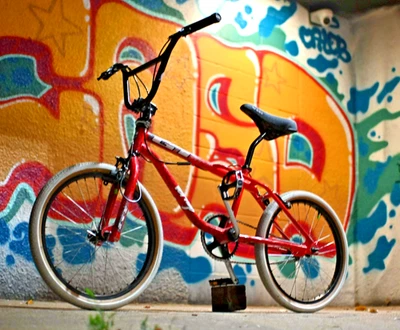 Bicicleta GT Vertigo Performer 1991 BMX 20 pulgadas estilo libre desvío vieja escuela roja lava Foto 1 de 4