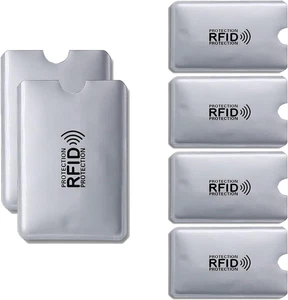 Aidqxbaoer RFID Blocker NFC Schutz Kreditkartenhülle Set 6 Stück - Bild 1 von 7
