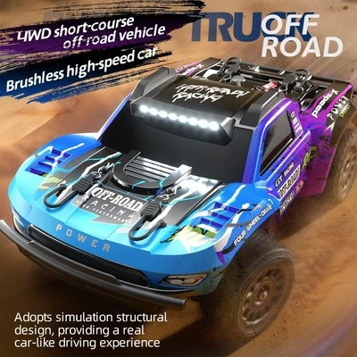 JJRC Q130C Brushless High Speed RC Car Drift Pickup Off Road Toy 2.4G Full Scale - Image 1 of 4