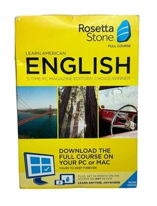 Rosetta Stone - American English Full Course Online Subscription with Download - Picture 1 of 6
