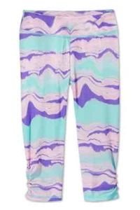 Layer 8 Capri Printed Tie-dye Wave size 5 Little Girls Designer - Picture 1 of 8