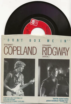 STEWART COPELAND POLICE DON'T BOX ME IN VINYL SINGLE FROM USA - Image 1 of 2