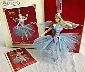 2005 Hallmark Barbie As Titania Fairy Princess Queen Ballerina Adorno - Imagen 1 de 5