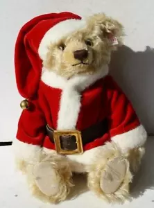 Oso de peluche Steiff traje de Papá Noel obras musicales noche silenciosa hermoso Steiff - - Imagen 1 de 1