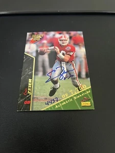1995 Signature Draft Auto Rookie Autographed ERIC ZEIER #/7750 #79 NFL - Picture 1 of 3