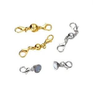 10Pcs Strong Magnetic Clasp Converter Necklace Bracelet - Easy Clasp Connector - Picture 1 of 8