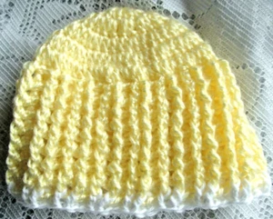 Handmade Crochet Baby beanie #501 - Picture 1 of 1