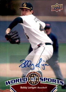 2010 Upper Deck World of Sports AUTO Bobby Lanigan #123 - Picture 1 of 2