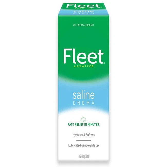 Fleet Laxante Salino Enema para Adultos Estreñimiento 4.5 Fl Oz 133 ml Foto 1 de 1