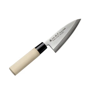 Seki Deba Fish Chef's knife 5.31in 135mm stainless plain wood Japanese knife DHL - Picture 1 of 8