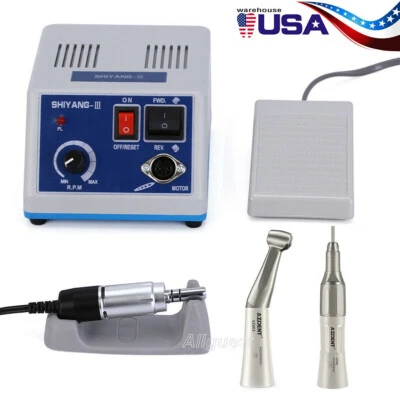 SHIYANG Micromotor eléctrico de maratón dental/pieza de mano contra Ángulo/Recta