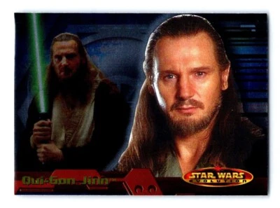Qui-Gon Jinn  - 2001 Topps Star Wars: Evolution  #63 - Image 1 of 2